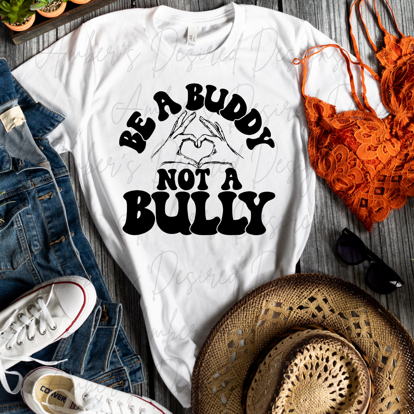 Be A Buddy Not A Bully - short sleeve T